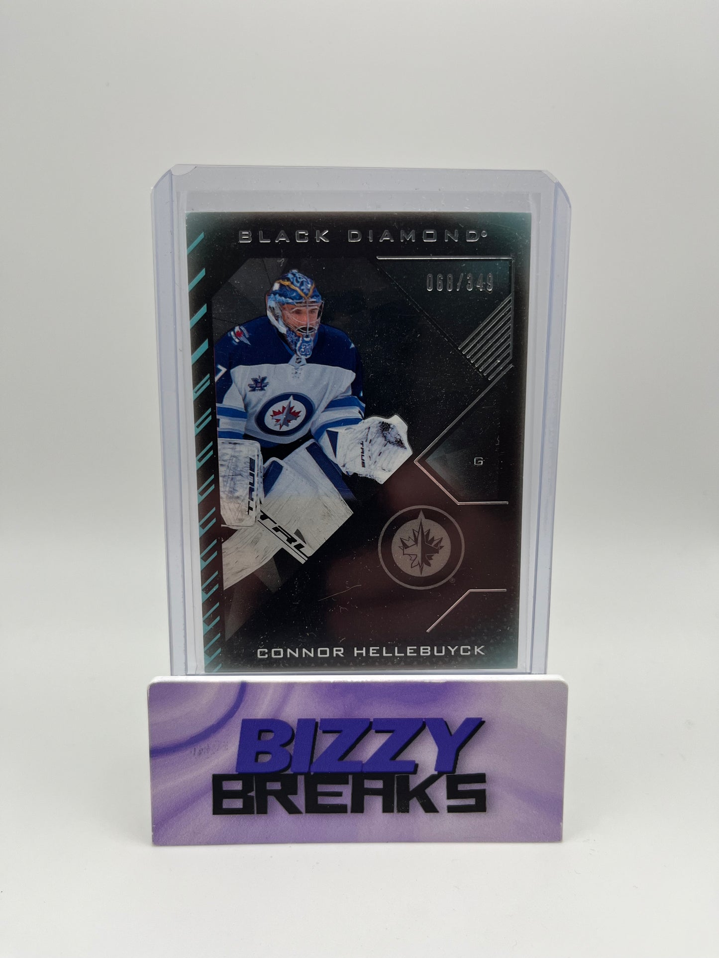 *SINGLES* CONNOR HELLEBUYCK BLACK DIAMOND BASE /349 WINNIPEG JETS