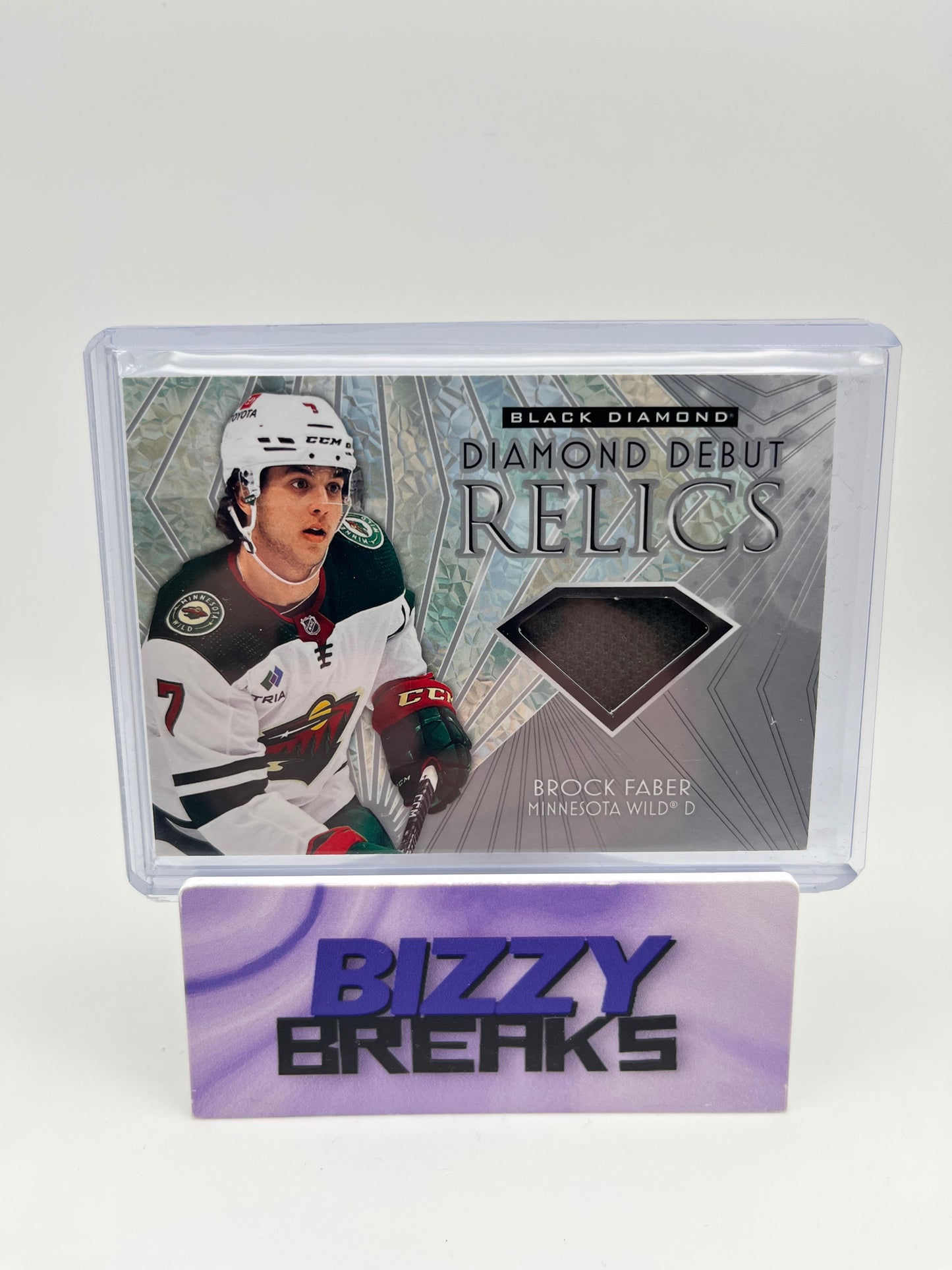 *SINGLES* BROCK FABER DIAMOND MINE RELICS ROOKIE JERSEY MINNESOTA WILD
