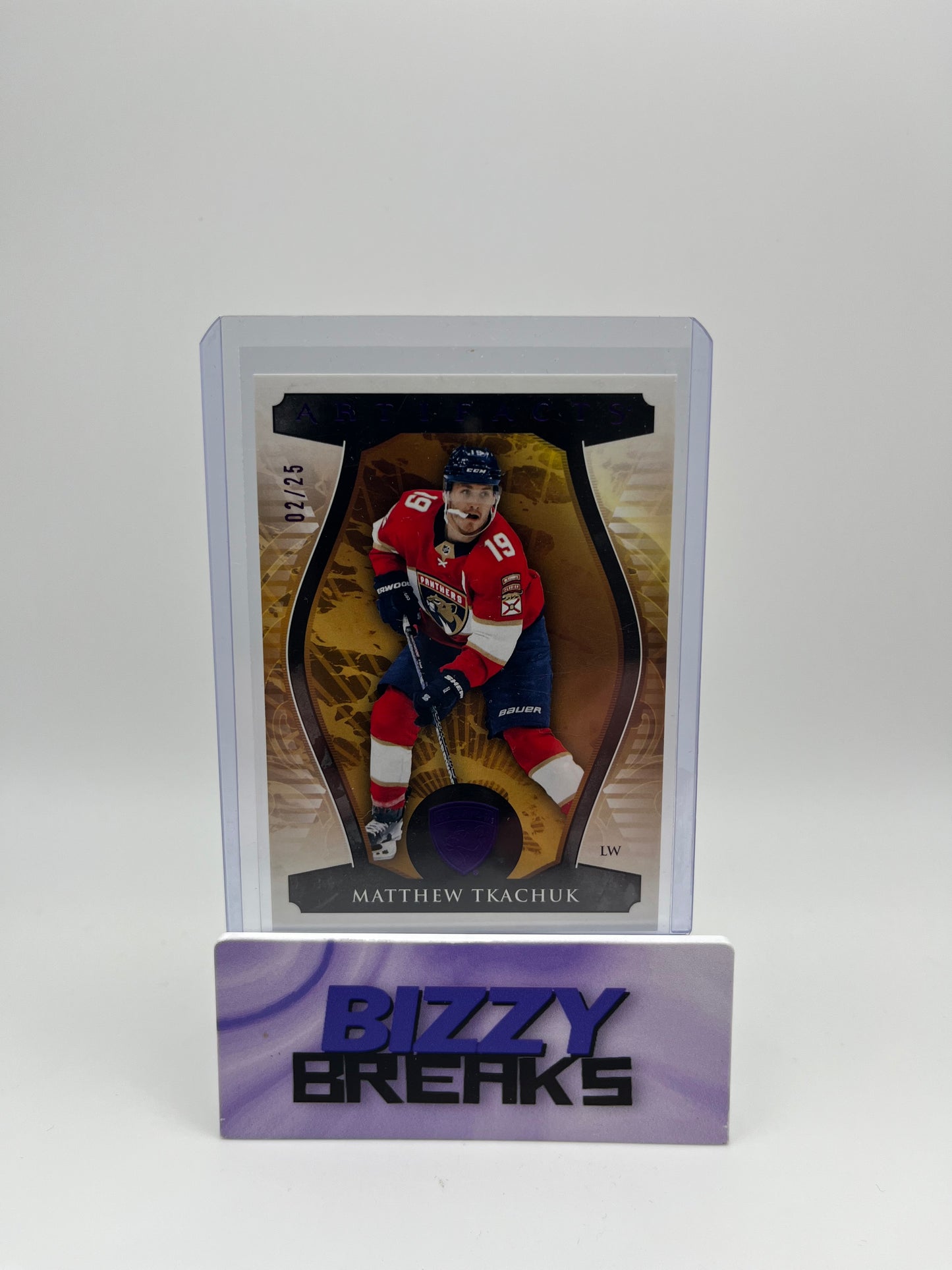 *SINGLES* MATTHEW TKACHUK ARTIFACTS BASE PURPLE 02/25 FLORIDA PANTHERS