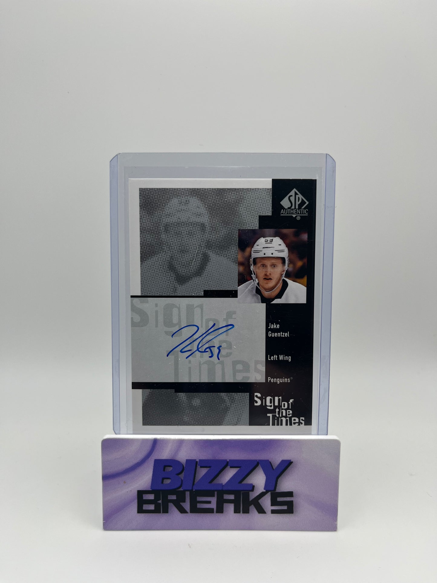 *SINGLES* JAKE GUENTZEL SIGN OF THE TIMES RETRO PITTSBURGH PENGUINS