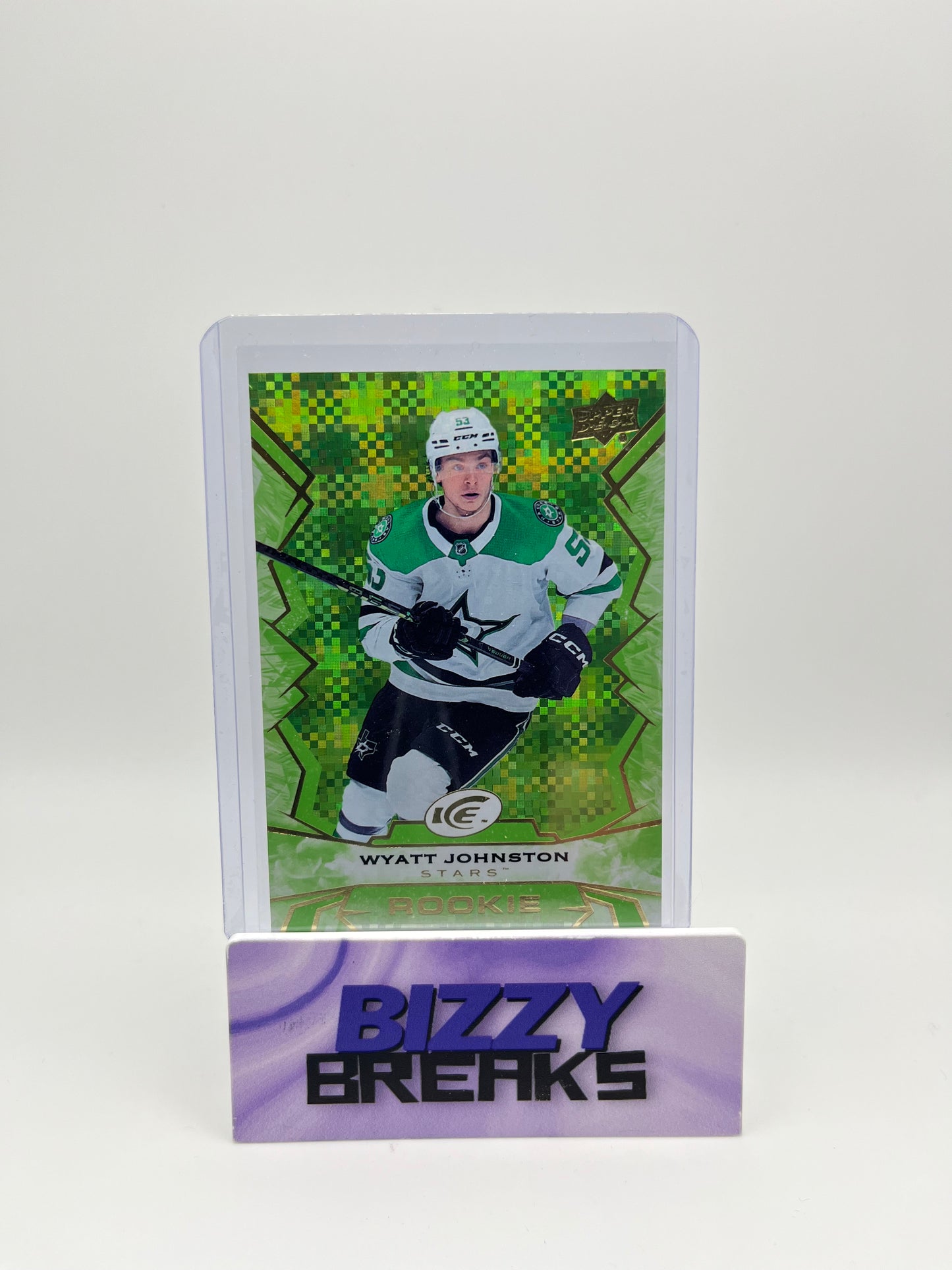 *SINGLES* WYATT JOHNSTON ICE ROOKIE GREEN DALLAS STARS