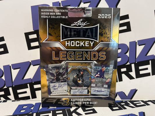 2025 LEAF METAL LEGENDS HOBBY BOX