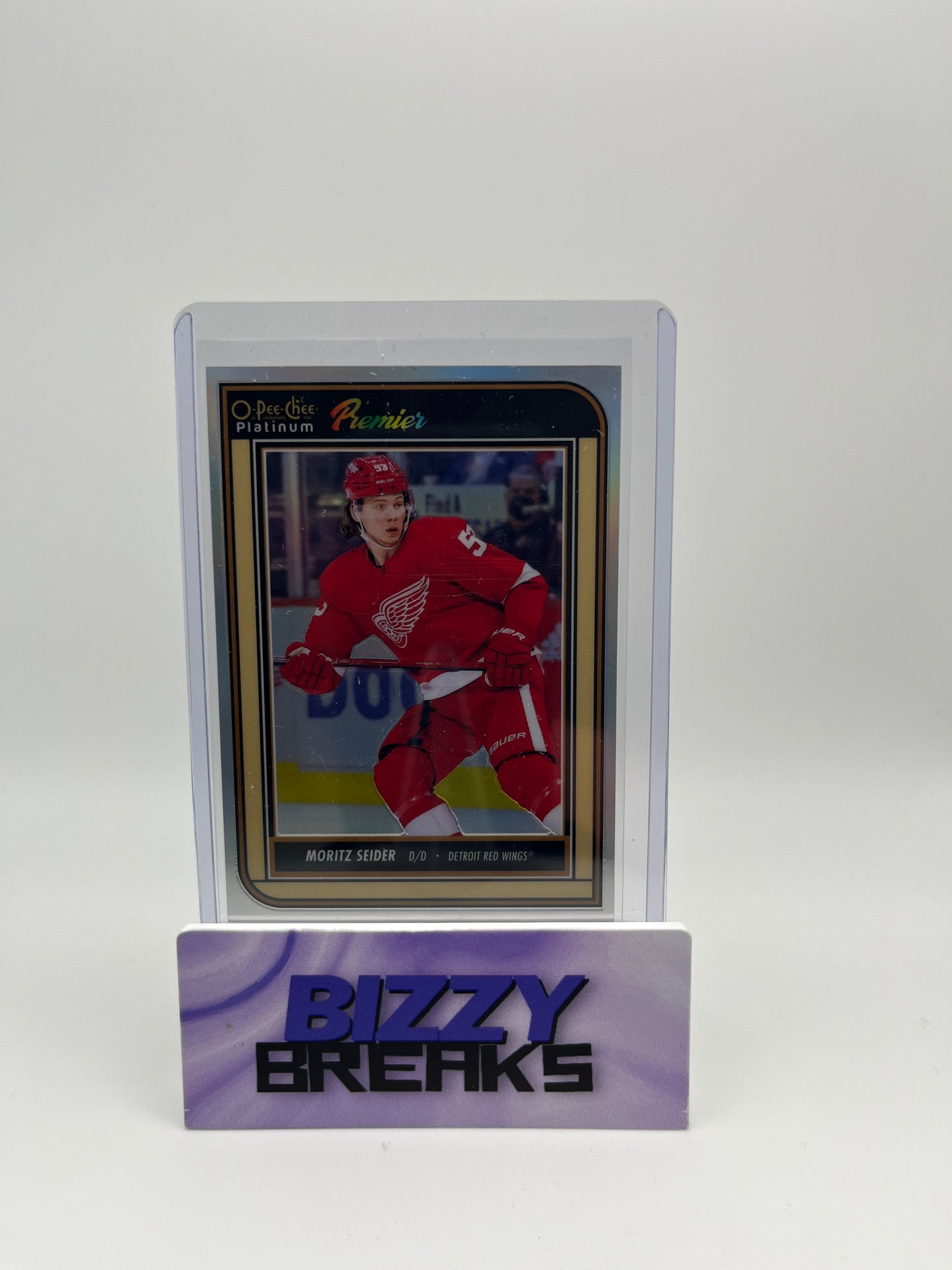 *SINGLES* MORITZ SEIDER PLATINUM PREMIER RAINBOW OP21 DETROIT RED WINGS