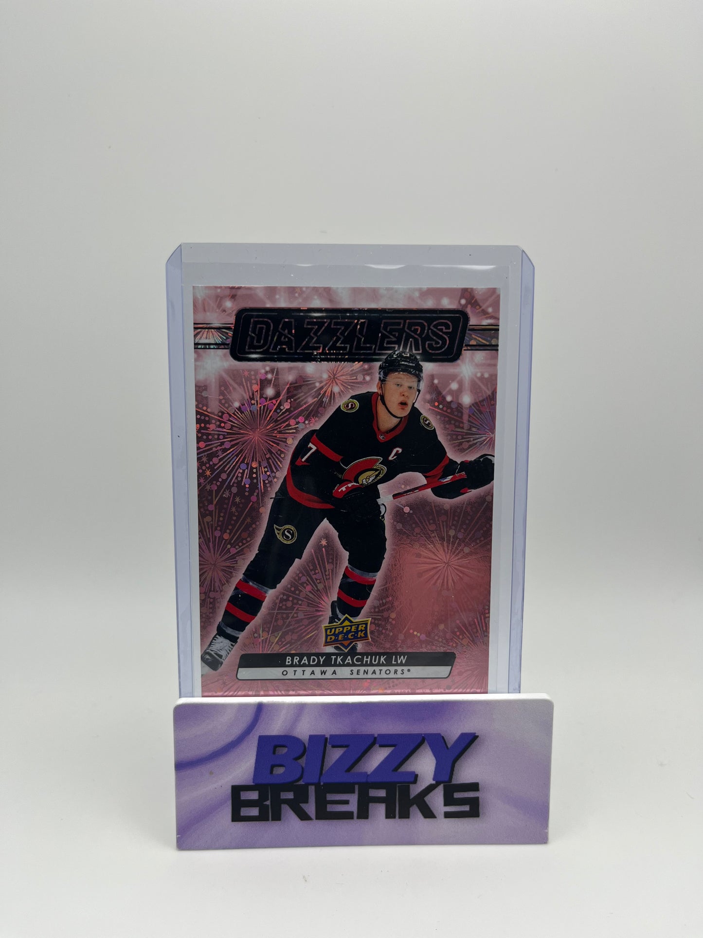 *SINGLES* BRADY TKACHUK PINK DAZZLERS OTTAWA SENATORS