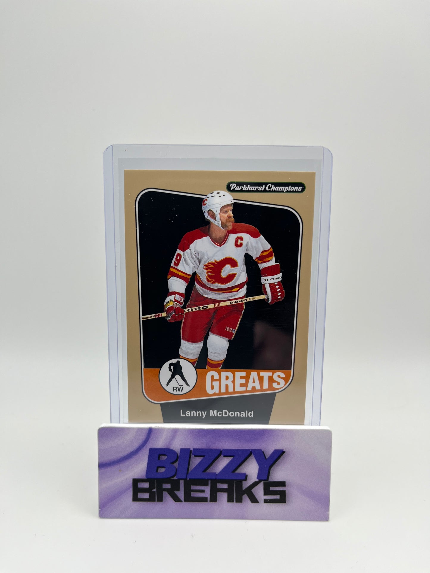 *SINGLES* LANNY MCDONALD PARKHURST CHAMPIONS GREATS CALGARY FLAMES