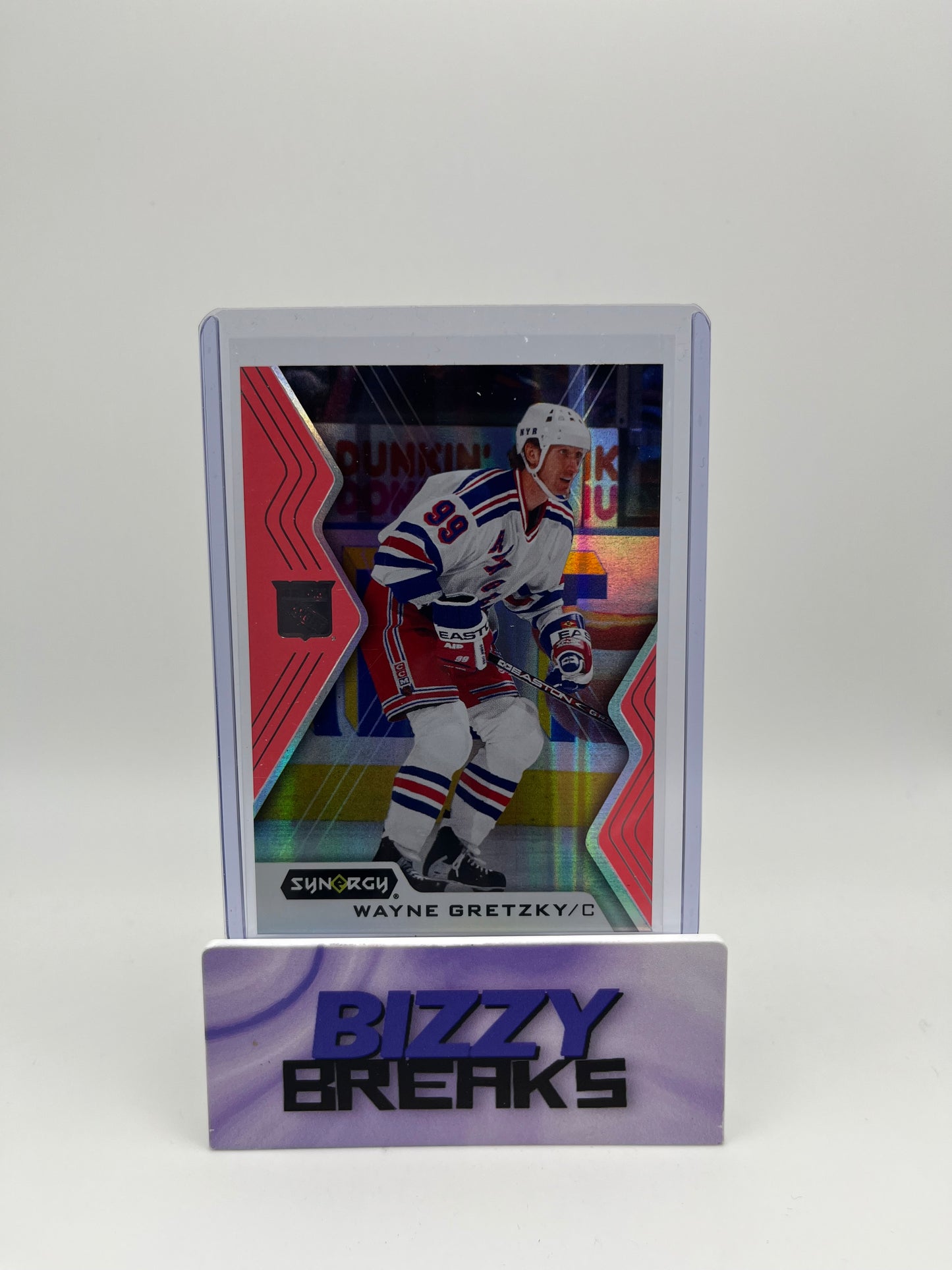 *SINGLES* WAYNE GRETZKY SYNERGY BASE NEW YORK RANGERS
