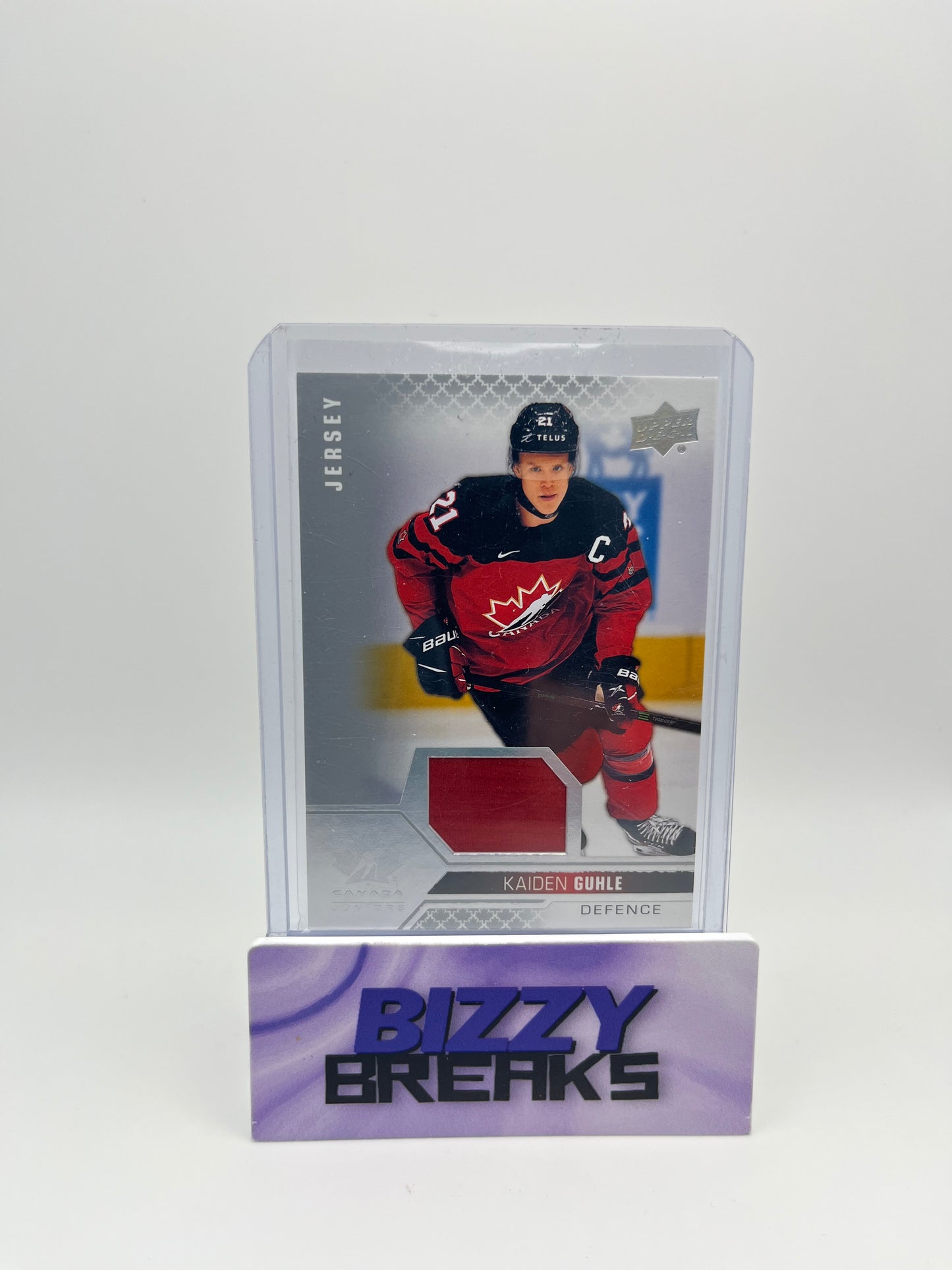 *SINGLES* KAIDEN GUHLE TEAM CANADA JUNIORS JERSEY MONTREAL CANADIENS