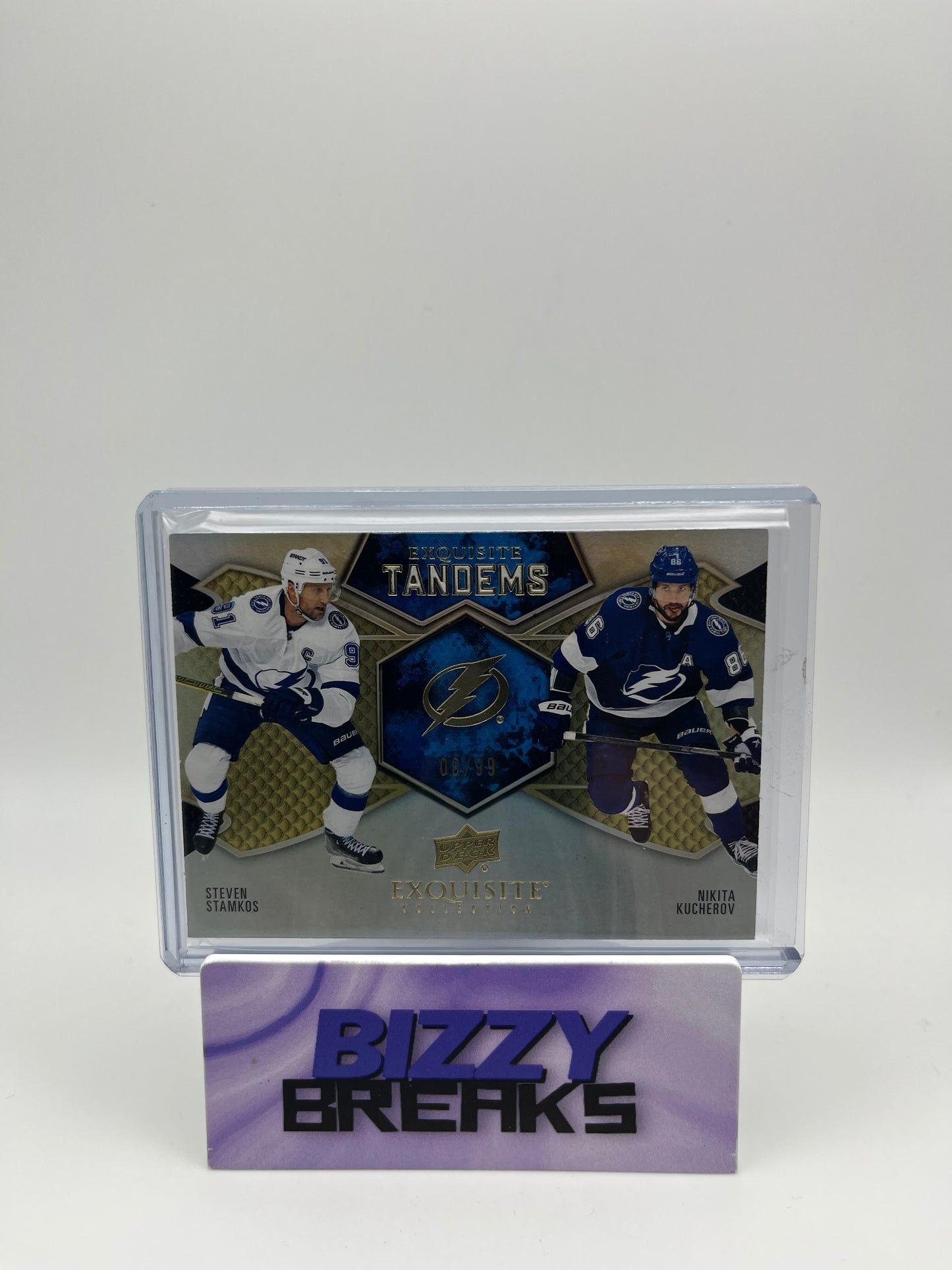 *SINGLES* STEVEN STAMKOS NIKITA KUCHEROV EXQUISITE TANDEMS GOLD 6/99 TAMPA BAY LIGHTNING