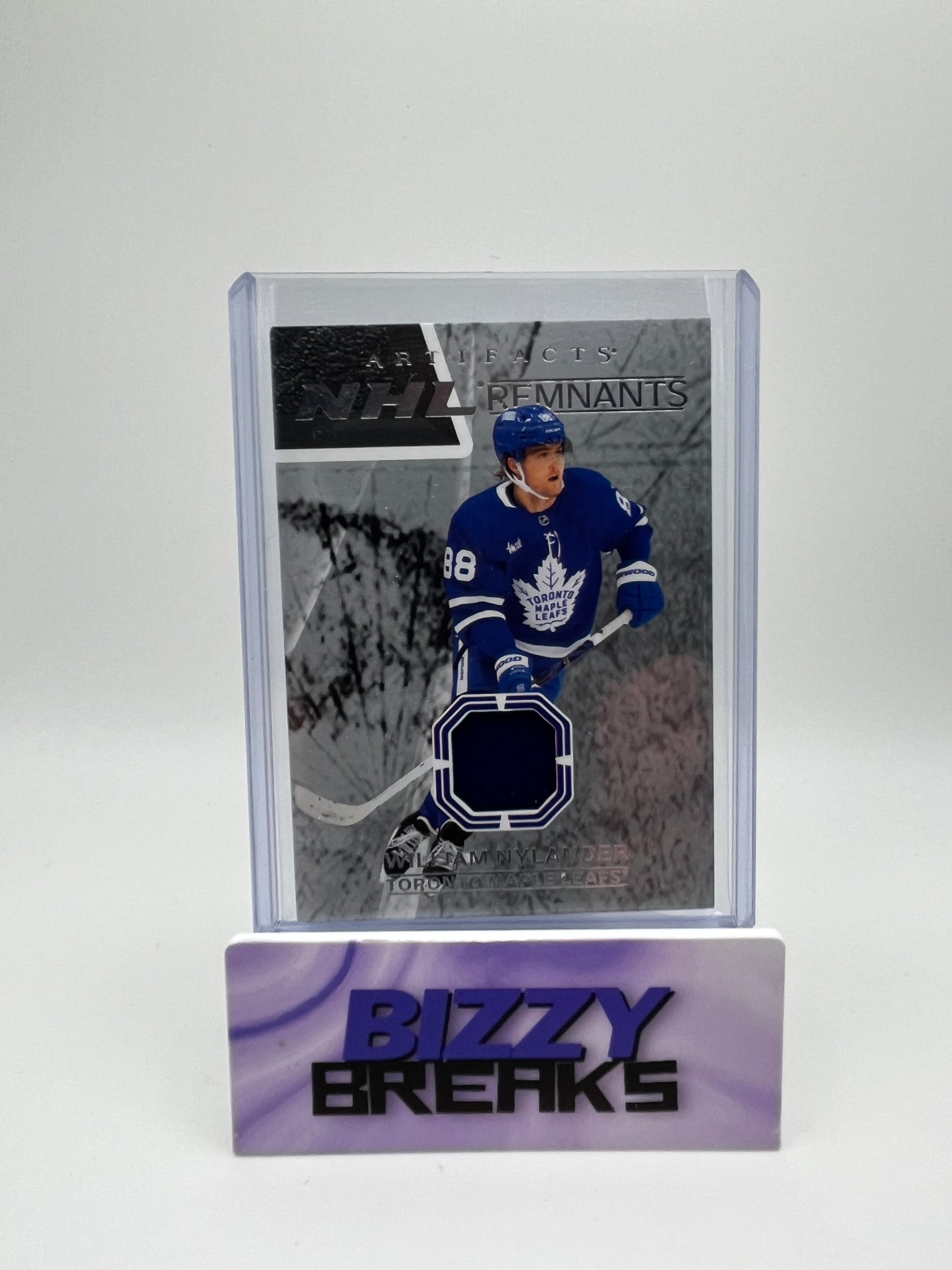 *SINGLES* WILLIAM NYLANDER ARTIFACTS NHL REMNANTS TORONTO MAPLE LEAFS
