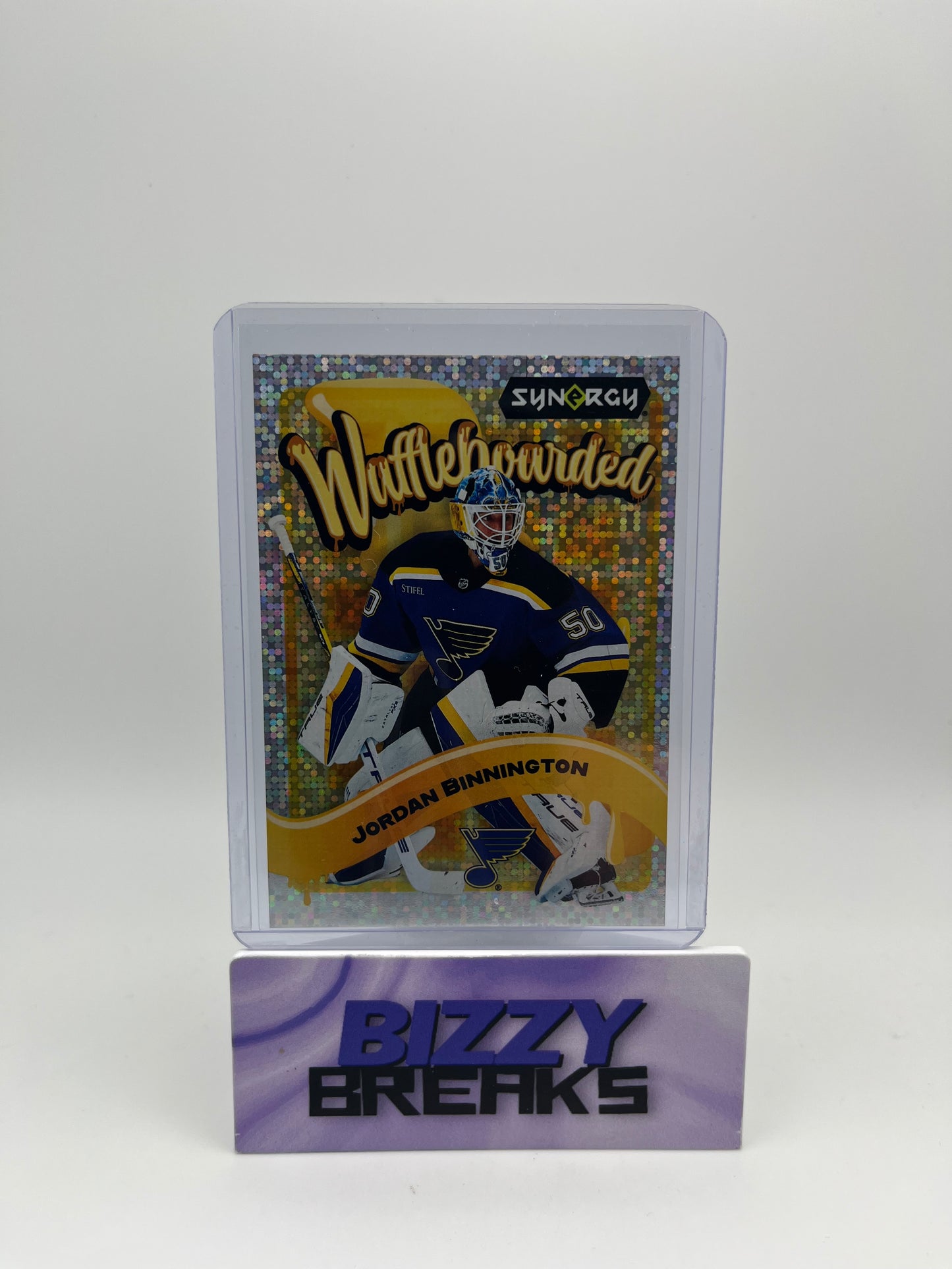 *SINGLES* JORDAN BINNINGTON SYNERGY WAFFLEBOARDED ST. LOUIS BLUES