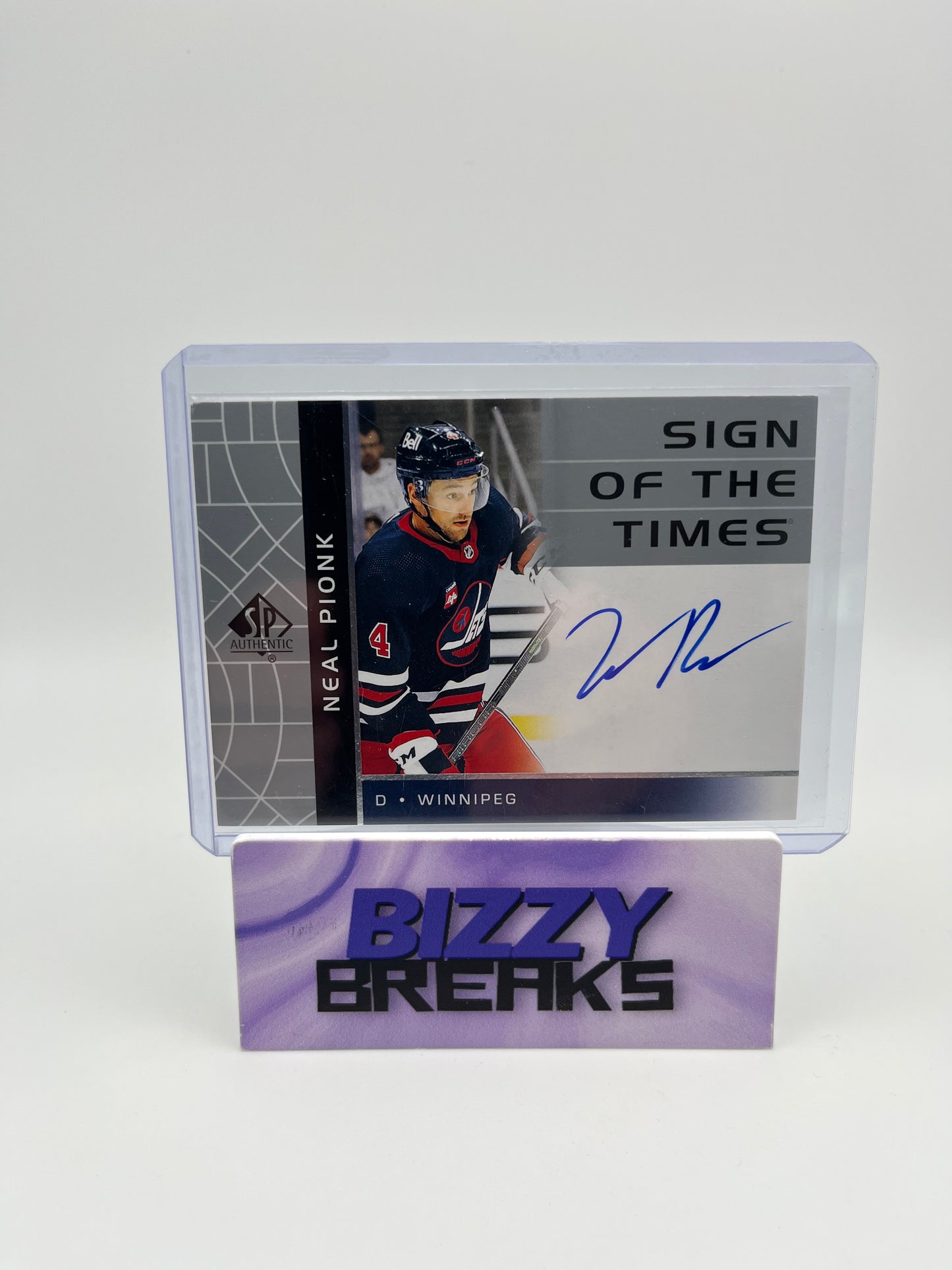 *SINGLES* NEAL PIONK SIGN OF THE TIMES RETRO WINNIPEG JETS