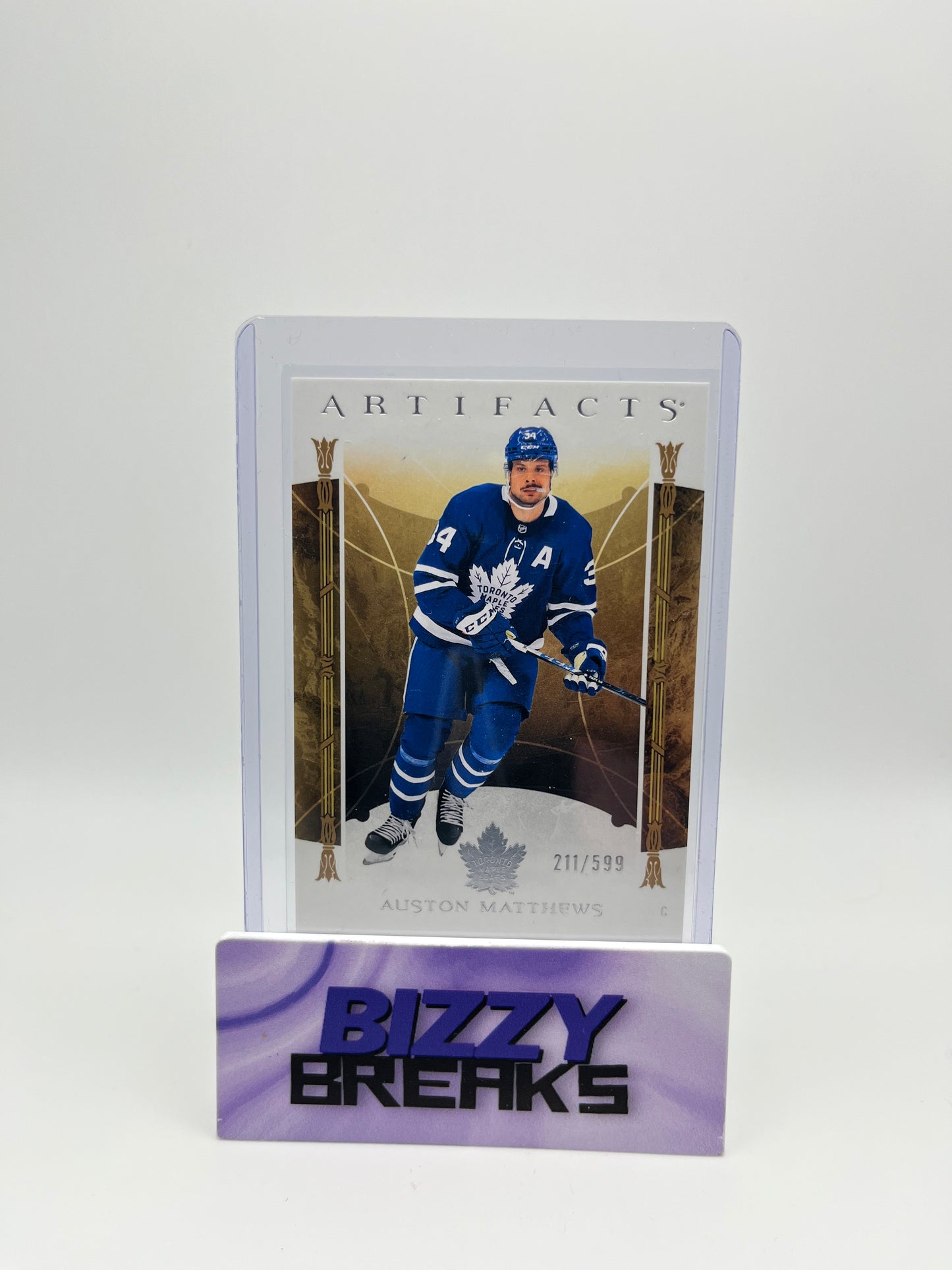 *SINGLES* AUSTON MATTHEWS ARTIFACTS BASE /599 TORONTO MAPLE LEAFS
