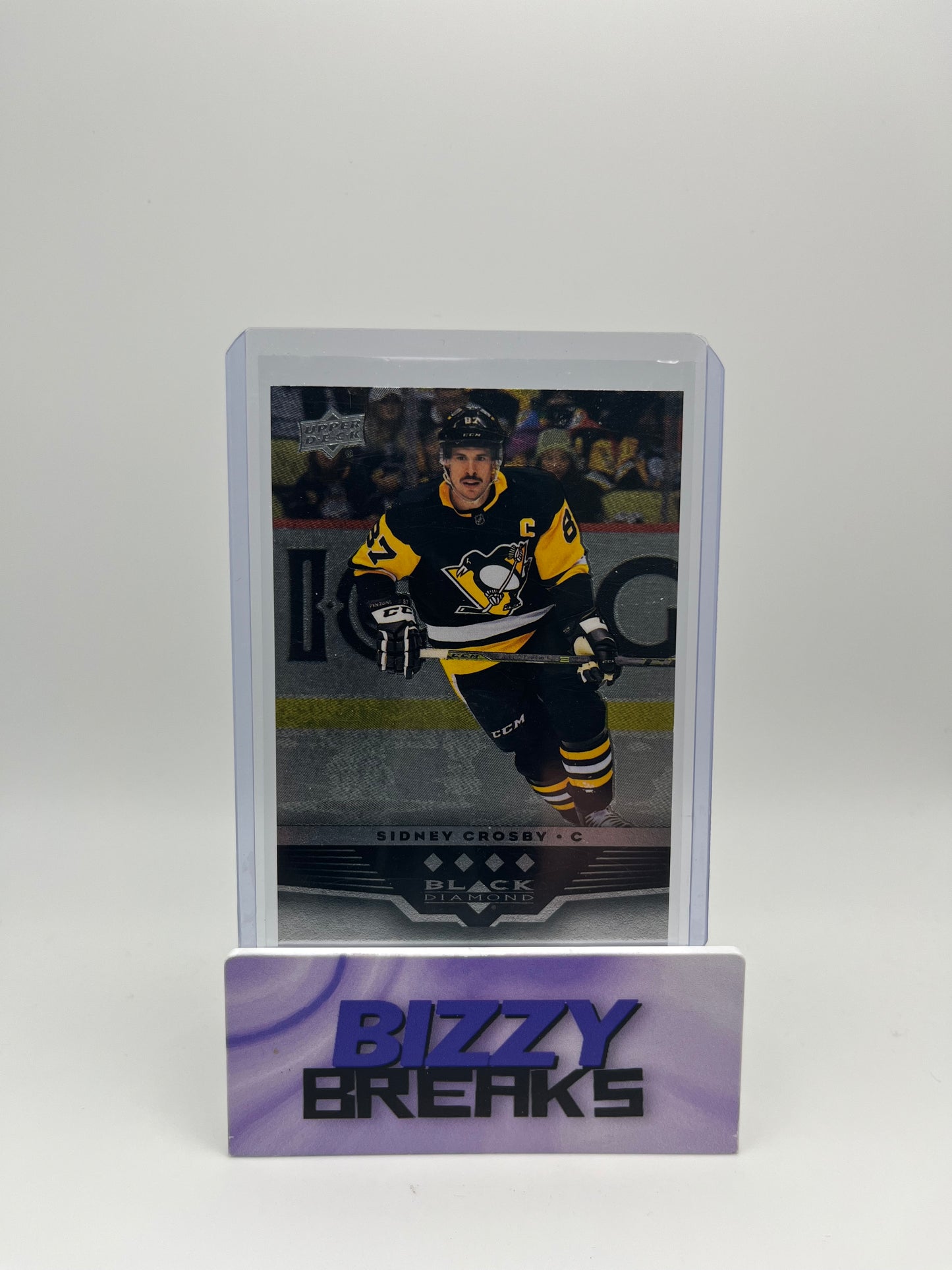 *SINGLES* SIDNEY CROSBY BLACK DIAMOND QUAD PITTSBURGH PENGUINS