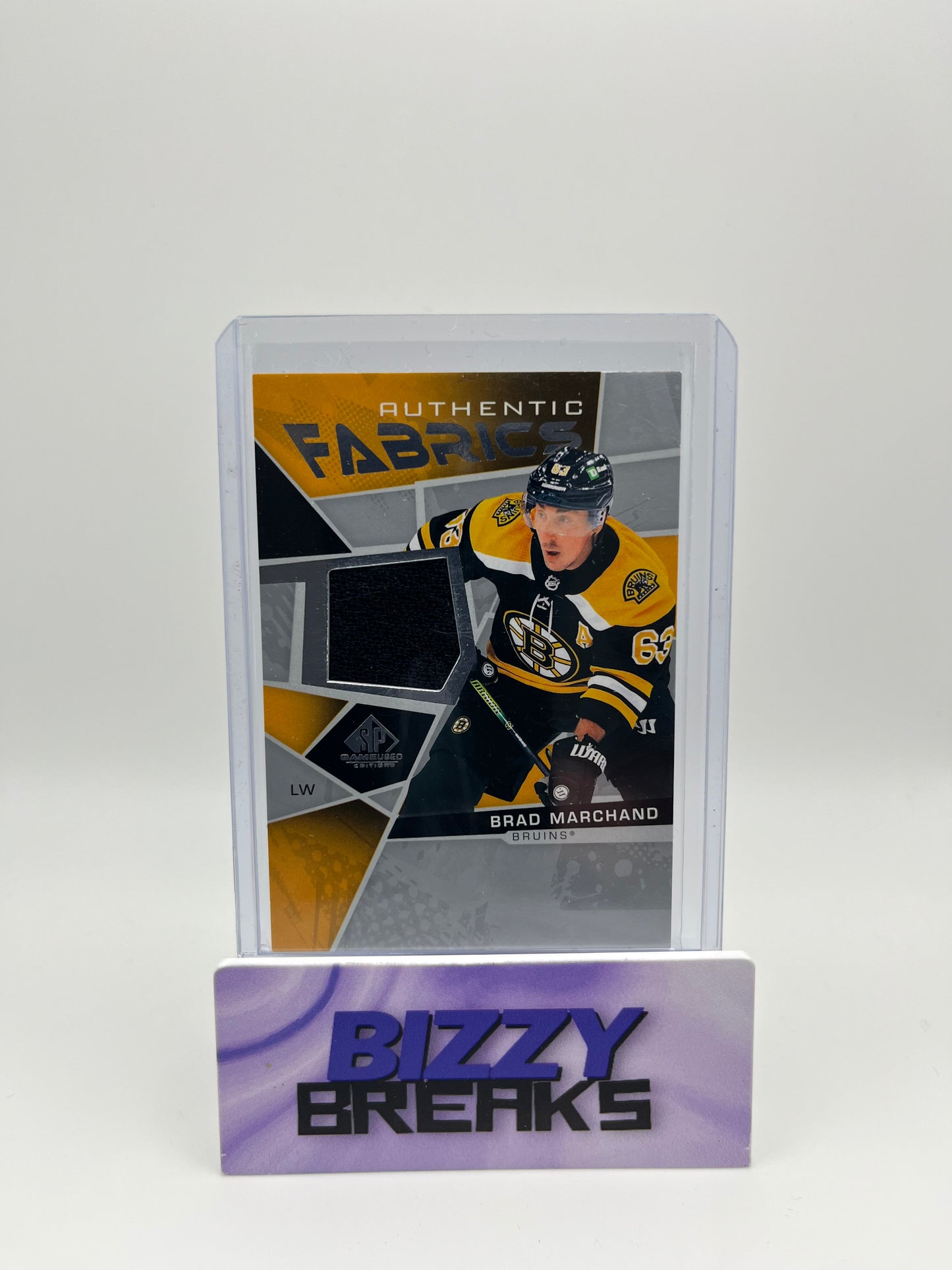 *SINGLES* BRAD MARCHAND AUTHENTIC FABRICS BOSTON BRUINS