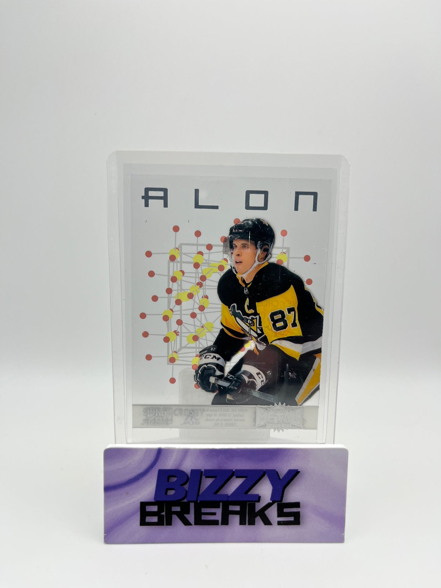 *SINGLES* SIDNEY CROSBY METAL UNIVERSE ALON ACETATE PITTSBURGH PENGUINS