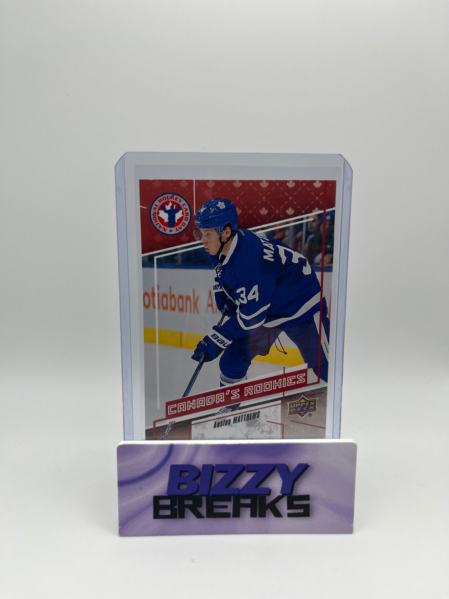 *SINGLES* AUSTON MATTHEWS NHCD CANADA'S ROOKIES TORONTO MAPLE LEAFS