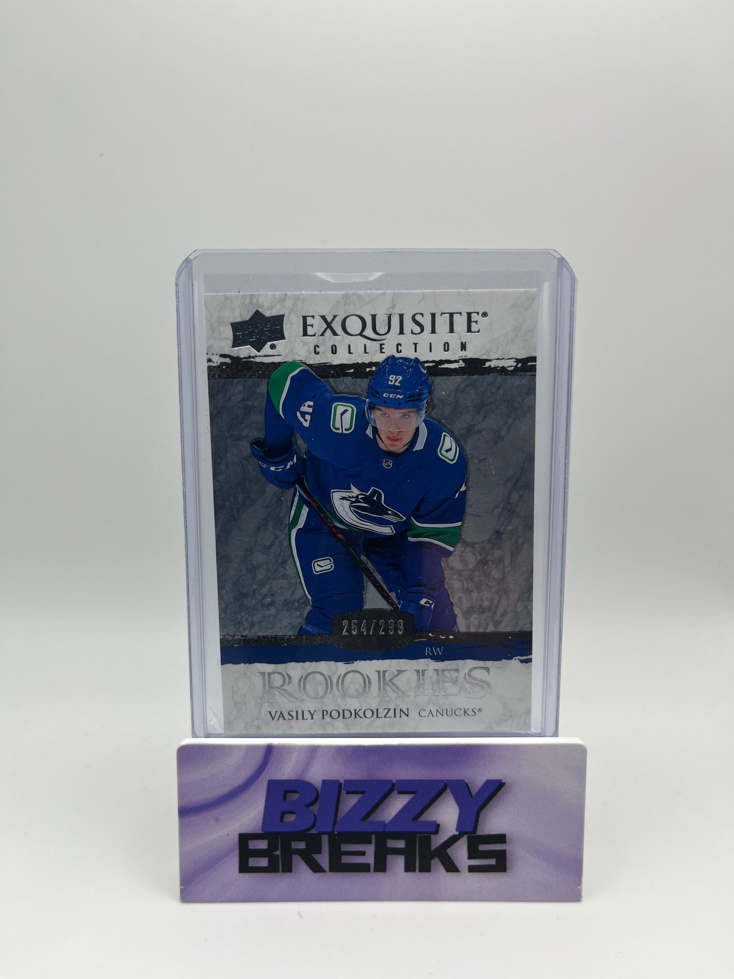 *SINGLES* VASILY PODKOLZIN EXQUISITE COLLECTION ROOKIES 254/299 VANCOUVER CANUCKS