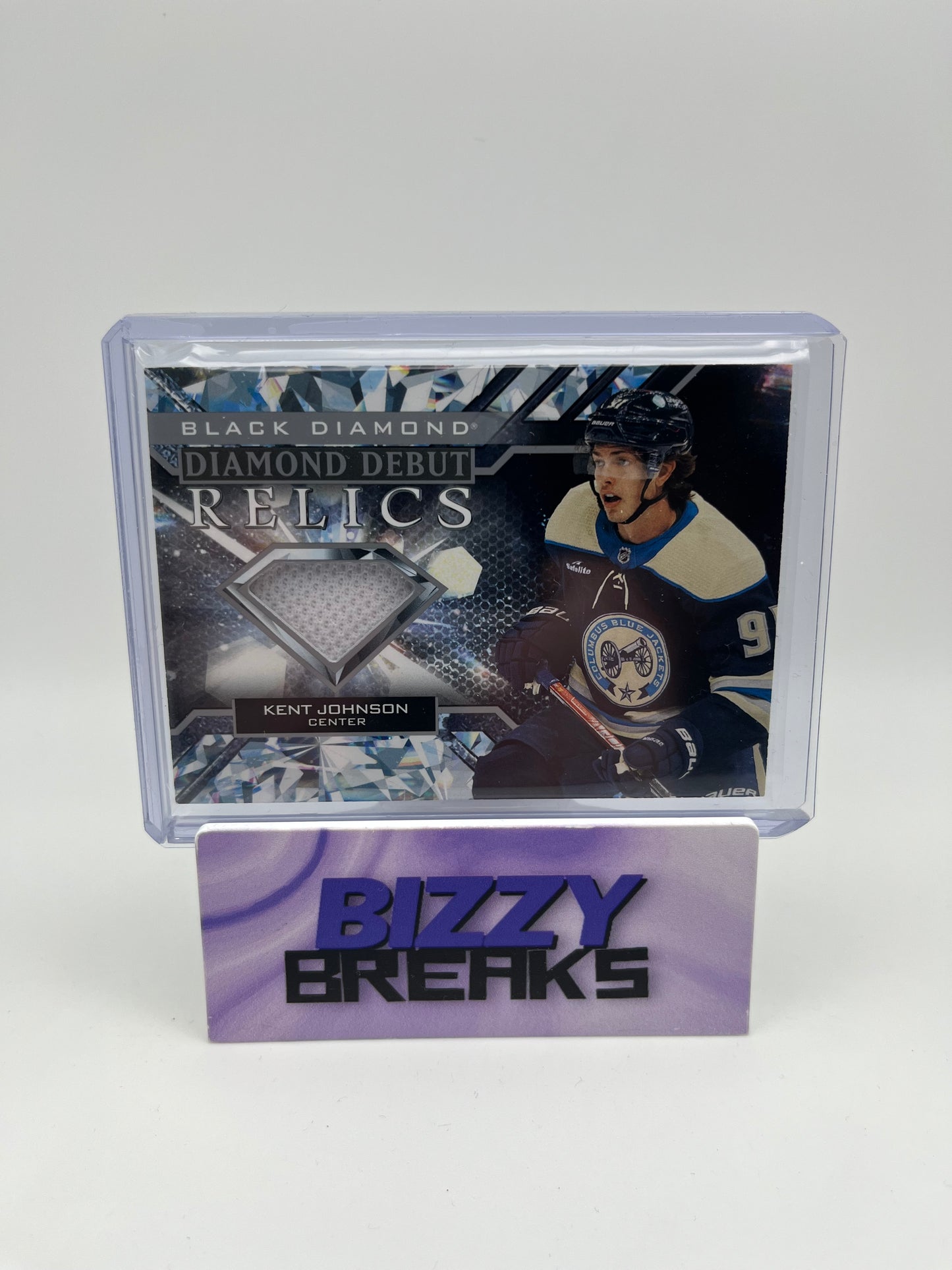 *SINGLES* KENT JOHNSON DIAMOND DEBUT RELICS COLUMBUS BLUE JACKETS