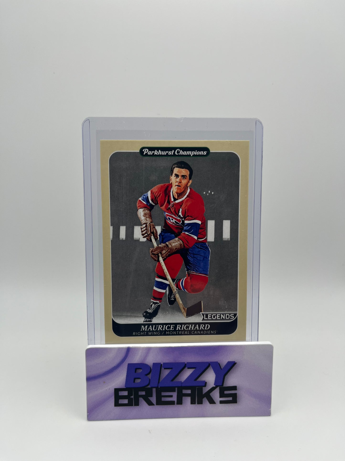 *SINGLES* MAURICE RICHARD PARKHURST CHAMPIONS LEGENDS BASE MONTREAL CANADIENS