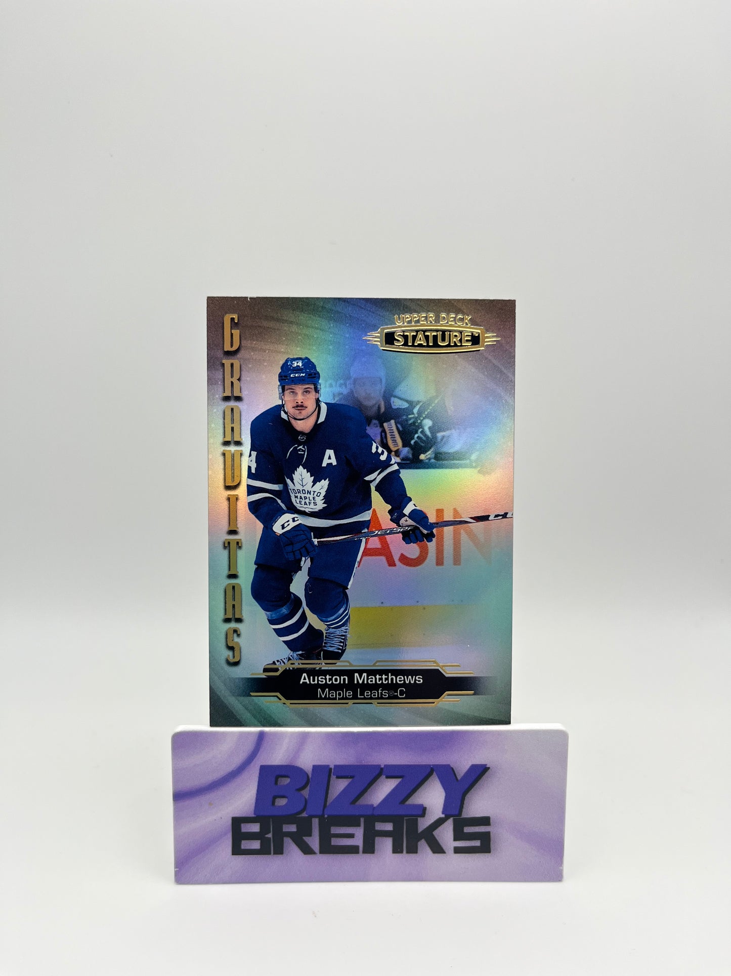 *SINGLES* AUSTON MATTHEWS STATURE GRAVITAS TORONTO MAPLE LEAFS