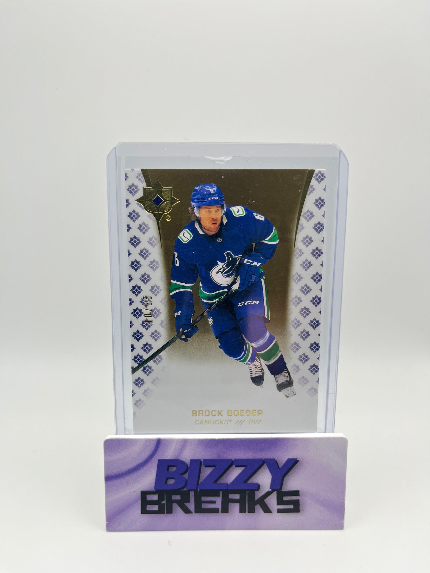 *SINGLES* BROCK BOESER ULTIMATE BASE GOLD 10/35 VANCOUVER CANUCKS
