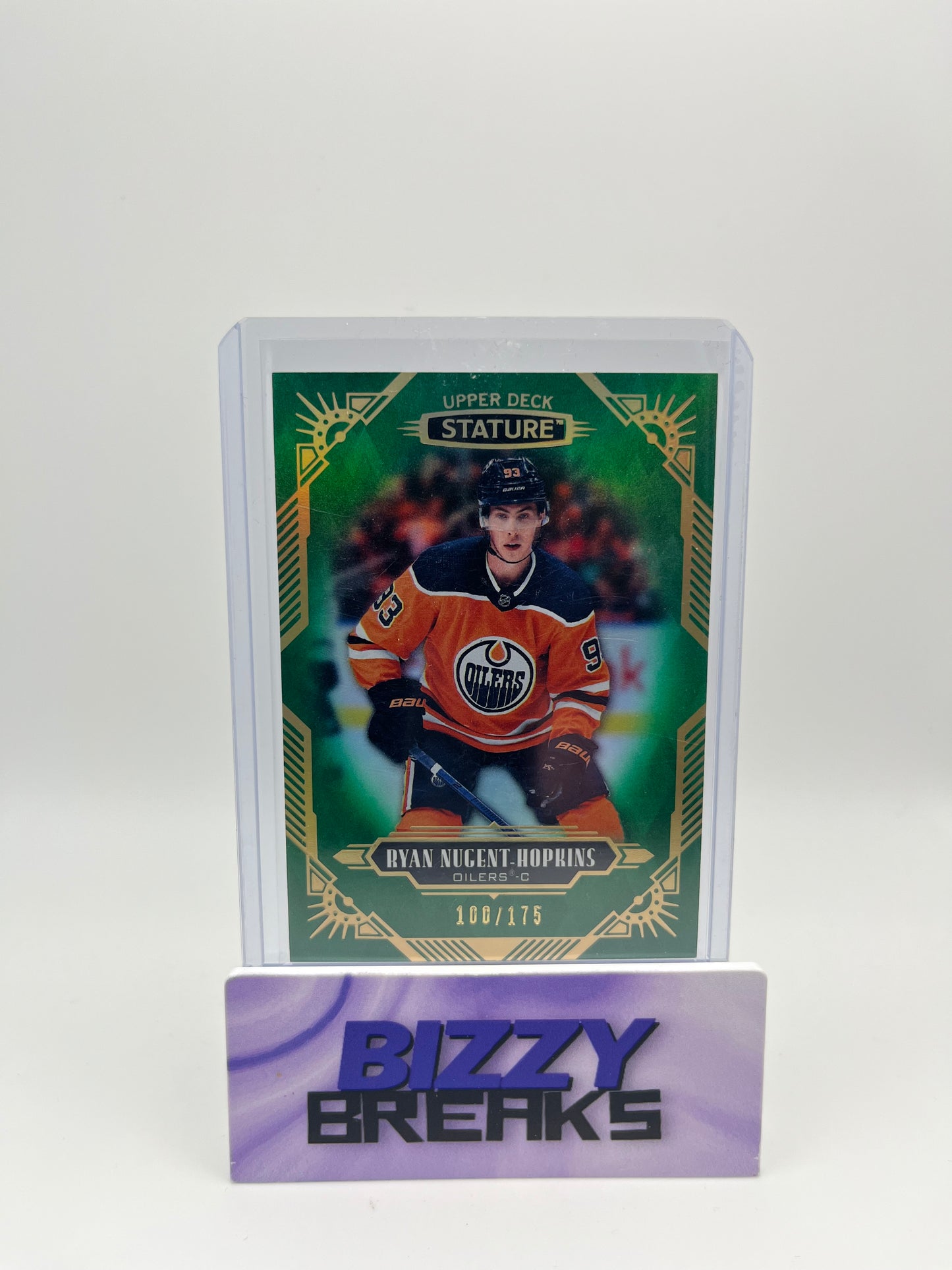 *SINGLES* RYAN NUGENT-HOPKINS STATURE GREEN 100/175 EDMONTON OILERS
