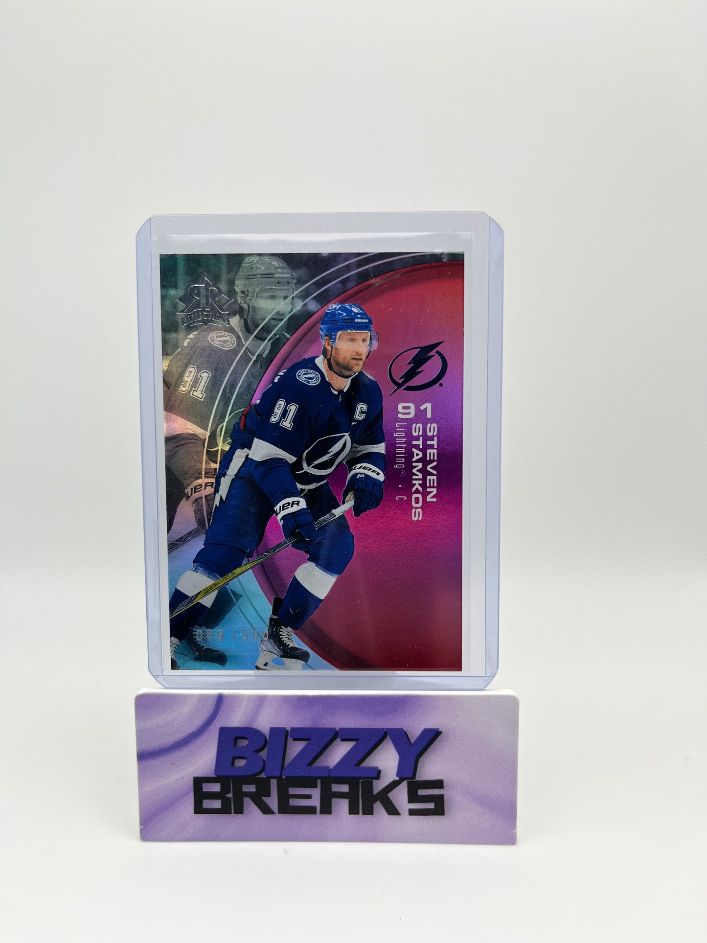 *SINGLES* STEVEN STAMKOS REFLECTIONS 89/500 TAMPA BAY LIGHTNING