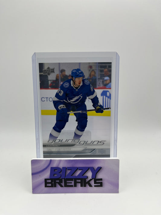 *SINGLES* GAGE GONCALVES YOUNG GUNS CLEARCUT TAMPA BAY LIGHTNING