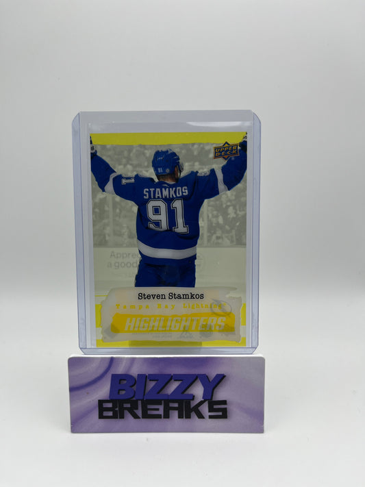 *SINGLES* STEVEN STAMKOS HIGHLIGHTERS YELLOW TAMPA BAY LIGHTNING