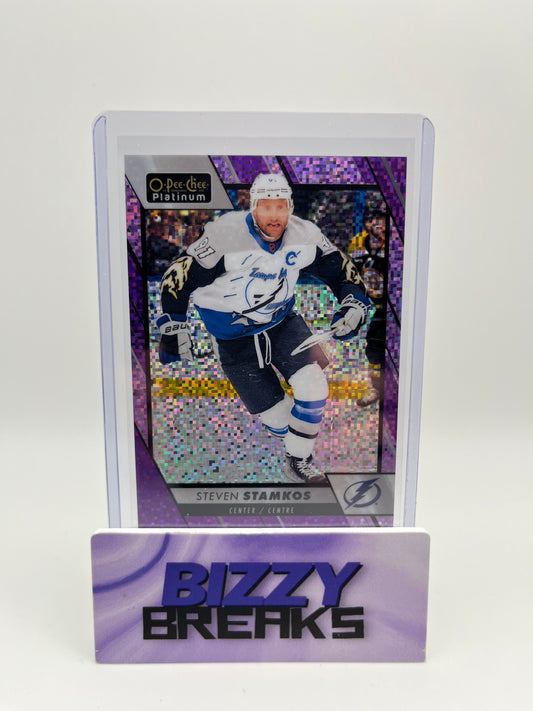 *SINGLES* STEVEN STAMKOS PLATINUM VIOLET PIXELS 168/299 TAMPA BAY LIGHTNING