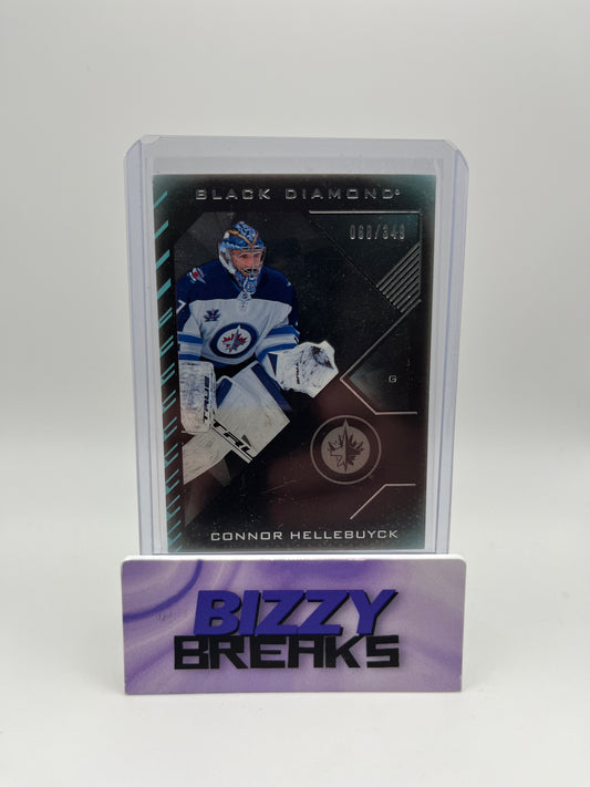 *SINGLES* CONNOR HELLEBUYCK BLACK DIAMOND BASE /349 WINNIPEG JETS