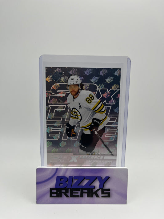 *SINGLES* DAVID PASTRNAK SPXCELLENCE SILVER BOSTON BRUINS