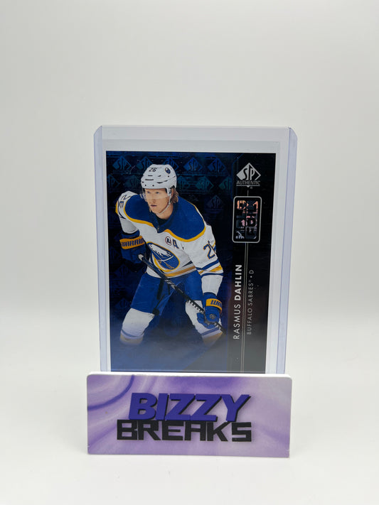 *SINGLES* RASMUS DAHLIN SP AUTHENTIC HOLOFOIL BUFFALO SABRES