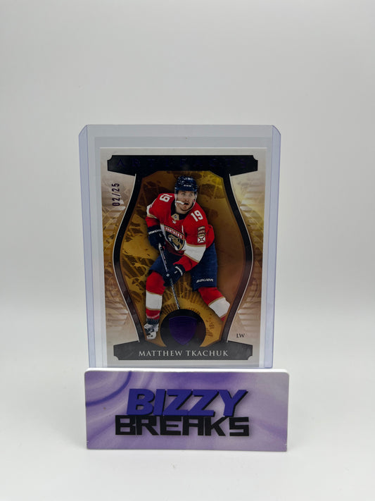 *SINGLES* MATTHEW TKACHUK ARTIFACTS BASE PURPLE 02/25 FLORIDA PANTHERS