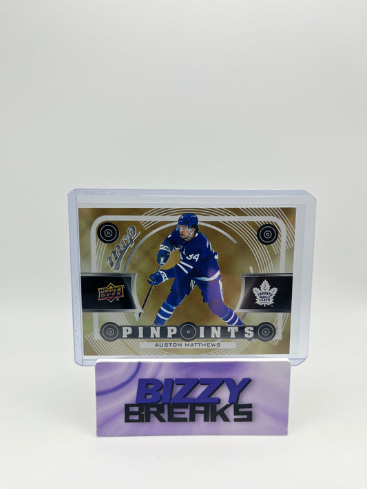 *SINGLES* AUSTON MATTHEWS MVP PINPOINTS TORONTO MAPLE LEAFS