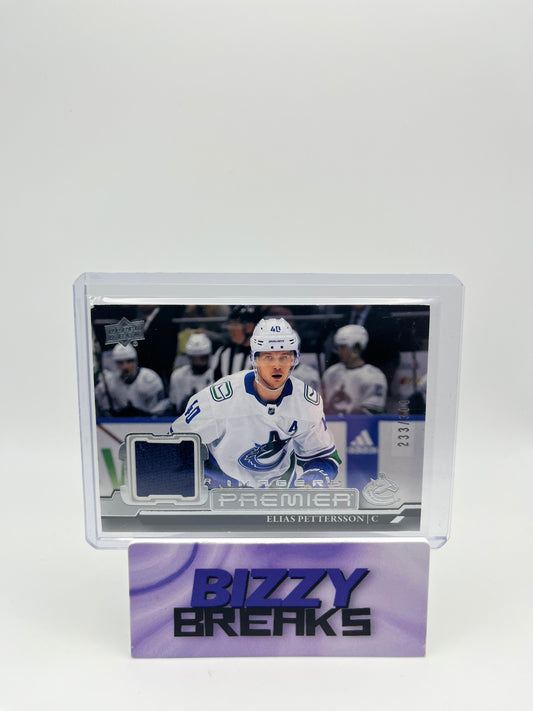 *SINGLES* ELIAS PETTERSSON PREMIER IMAGERY JERSEY 233/300 VANCOUVER CANUCKS