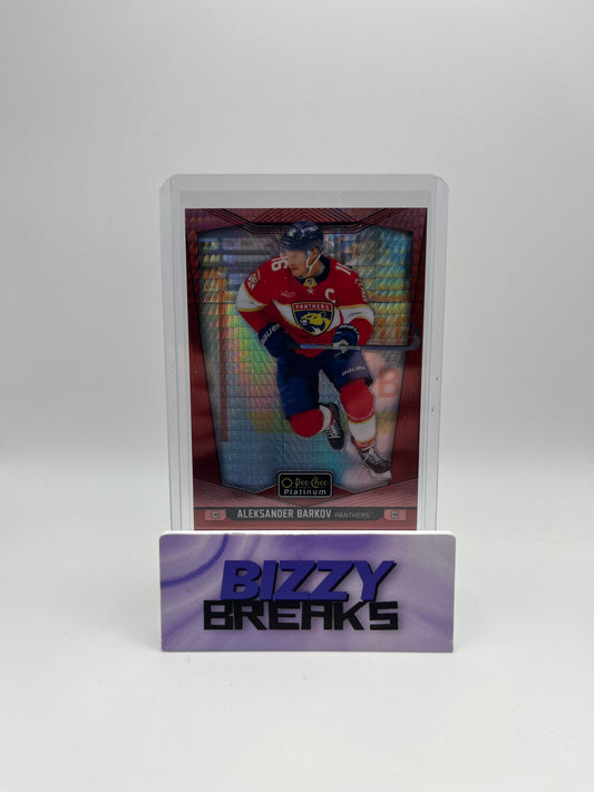 *SINGLES* ALEKSANDER BARKOV PLATINUM RED PRISM 43/199 FLORIDA PANTHERS
