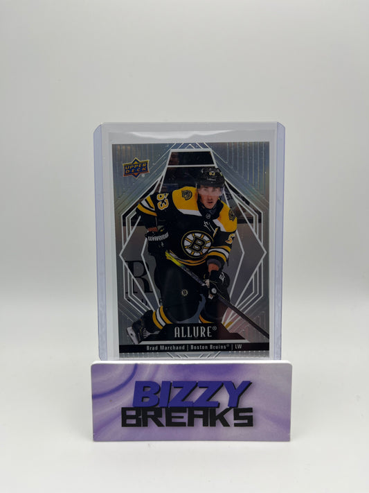 *SINGLES* BRAD MARCHAND ALLURE BASE PHOTO VARIATION BOSTON BRUINS