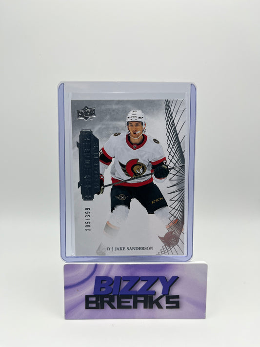 *SINGLES* JAKE SANDERSON PREMIER ROOKIE BASE 295/399 OTTAWA SENATORS