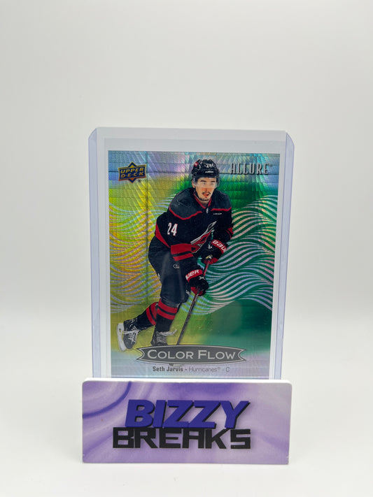 *SINGLES* SETH JARVIS ALLURE COLOR FLOW YELLOW-GREEN SPECTRUM 98/99 CAROLINA HURRICANES