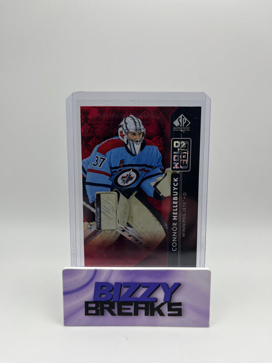 *SINGLES* CONNOR HELLEBUYCK SP AUTHENTIC HOLOFOIL WINNIPEG JETS
