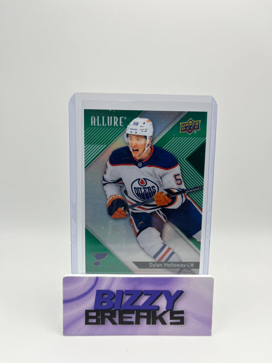 *SINGLES* DYLAN HOLLOWAY ALLURE BASE GREEN RAINBOW 97/99 ST. LOUIS BLUES