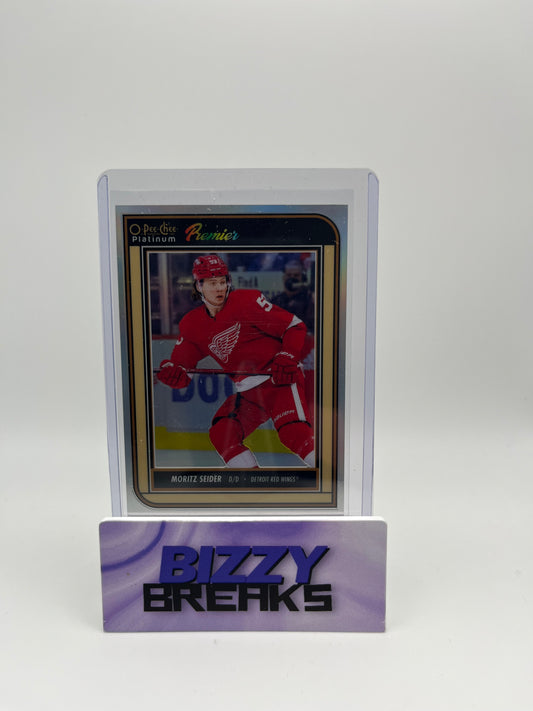 *SINGLES* MORITZ SEIDER PLATINUM PREMIER RAINBOW OP21 DETROIT RED WINGS