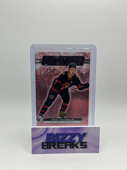 *SINGLES* BRADY TKACHUK PINK DAZZLERS OTTAWA SENATORS