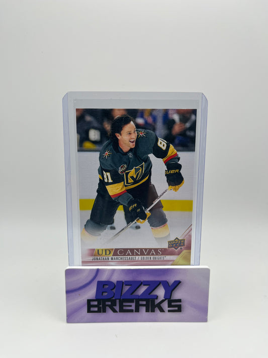 *SINGLES* JONATHAN MARCHESSAULT UD CANVAS ALL-STAR SKILLS VEGAS GOLDEN KNIGHTS