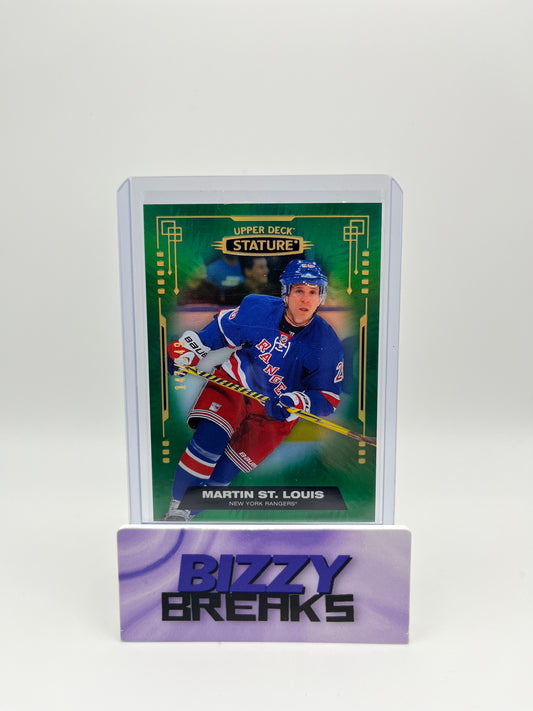 *SINGLES* MARTIN ST. LOUIS STATURE GREEN 147/149 NEW YORK RANGERS