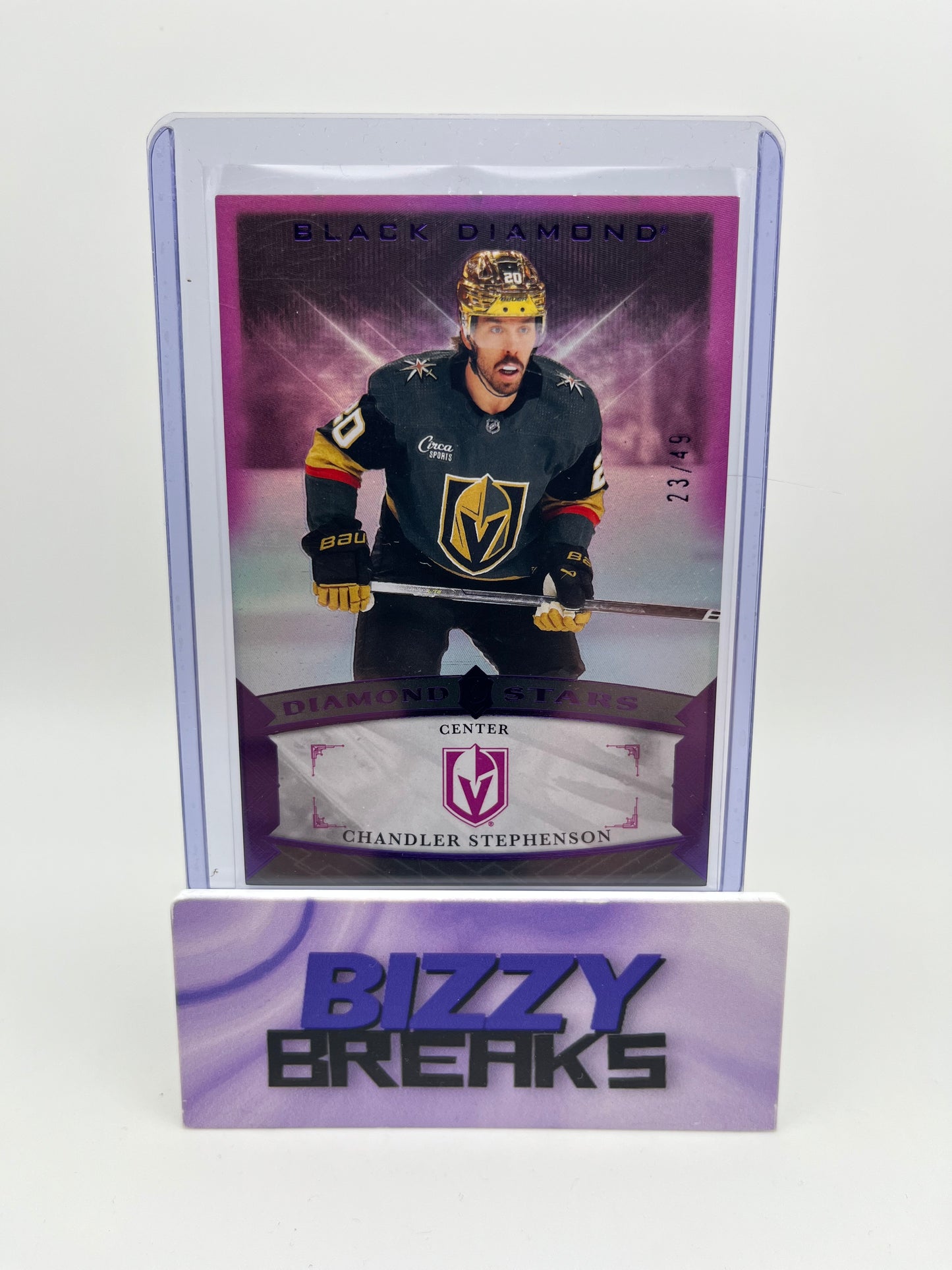 *SINGLES* CHANDLER STEPHENSON DIAMOND STARS /49 VEGAS GOLDEN KNIGHTS