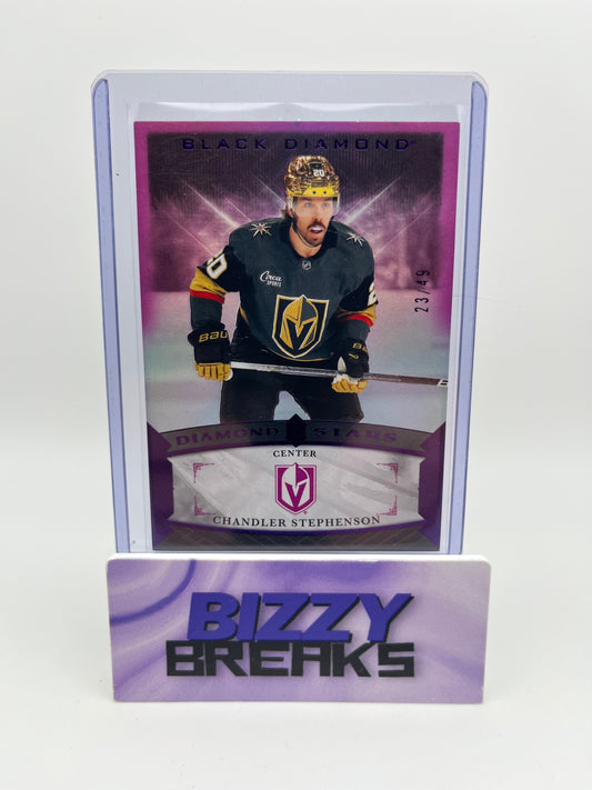 *SINGLES* CHANDLER STEPHENSON DIAMOND STARS /49 VEGAS GOLDEN KNIGHTS