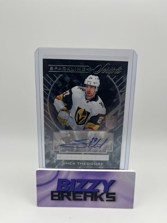 *SINGLES* SHEA THEODORE SPARKLING SCRIPTS VEGAS GOLDEN KNIGHTS
