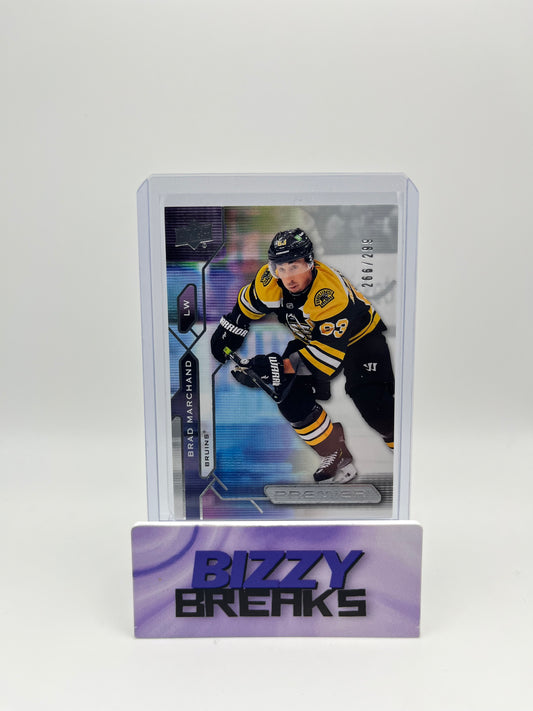 *SINGLES* BRAD MARCHAND PREMIER BASE 266/299 BOSTON BRUINS